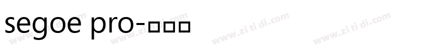 segoe pro字体转换